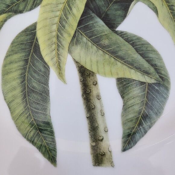 Rare Andrea by Sadek Plumeria Dinner Plate Williamsburg Catesby Collection VTG - Picture 9 of 14